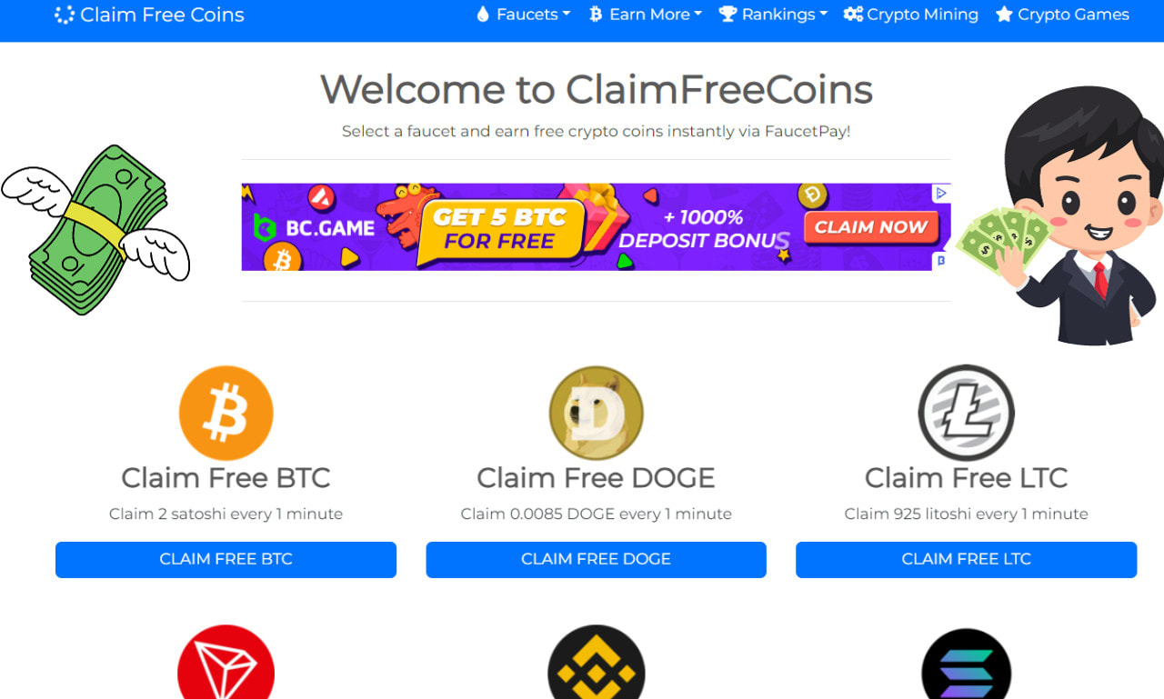 Crea un increíble sitio web responsivo de bitcoin faucet