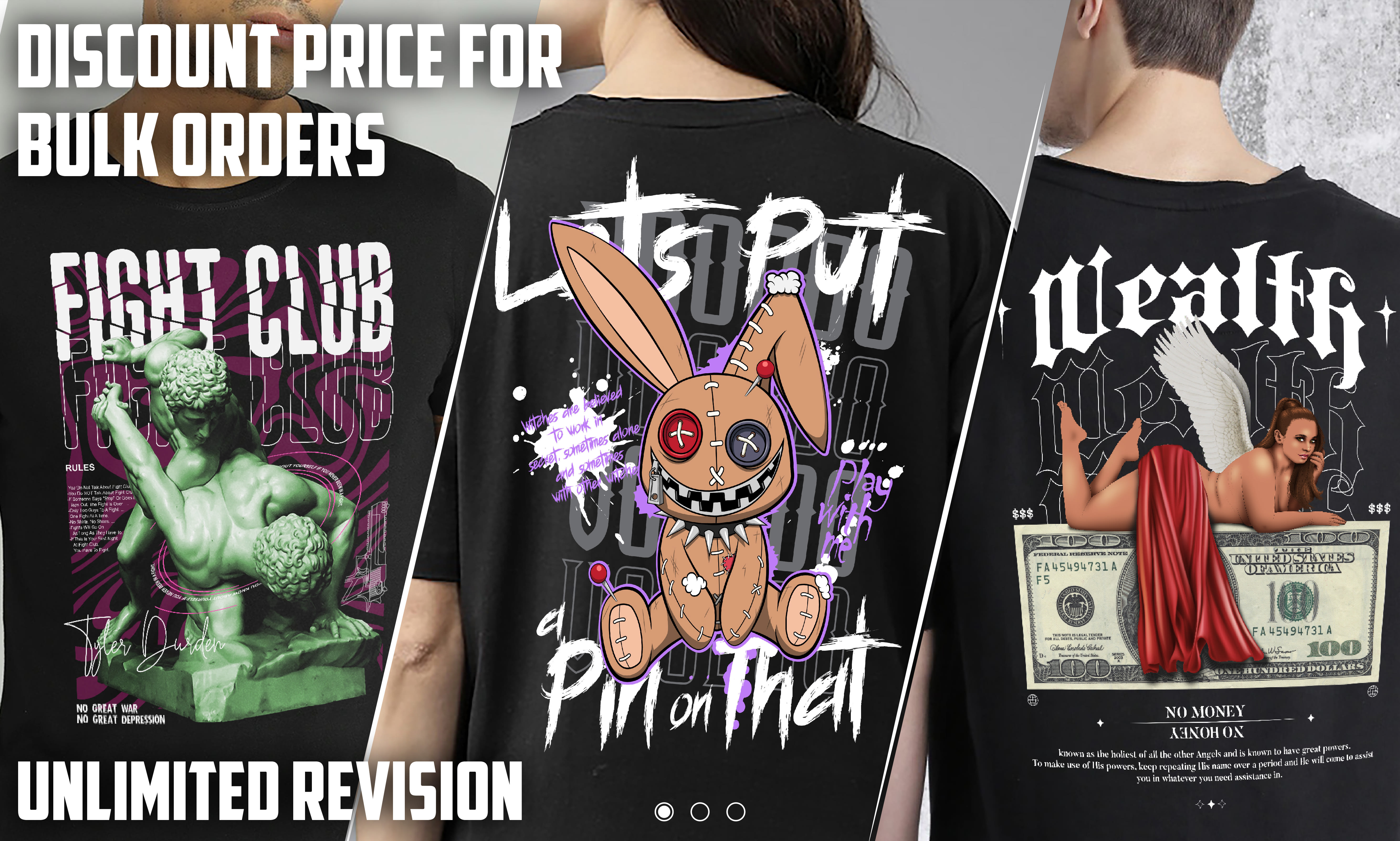 draw graphic t shirt design streetwear for clothing brand