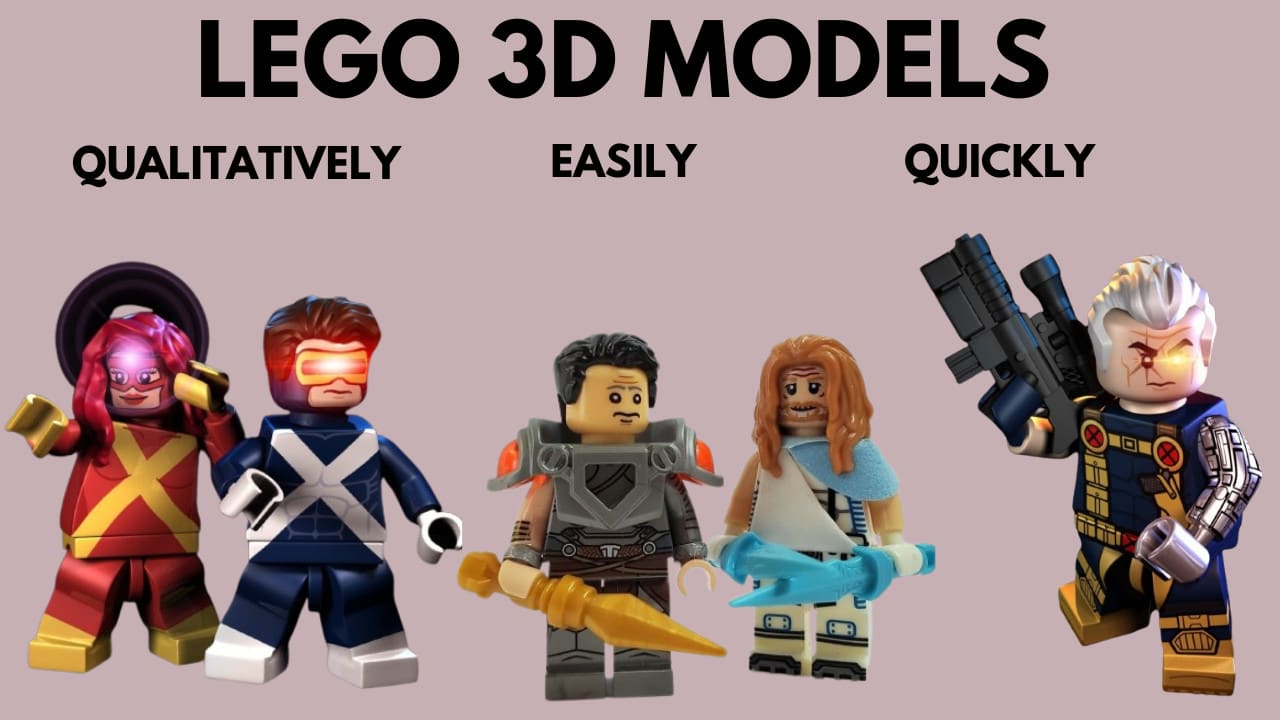 Creare un rendering personalizzato della minifigure lego