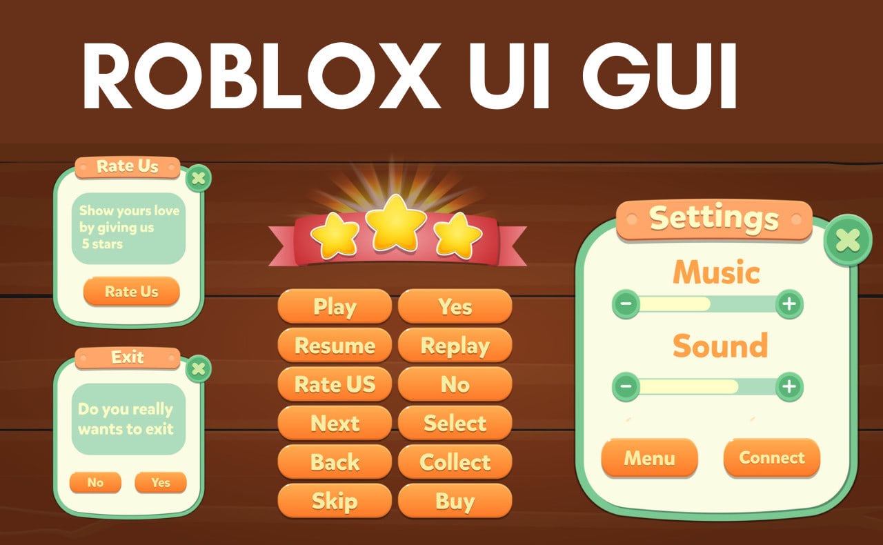 Make professional gui for your roblox game