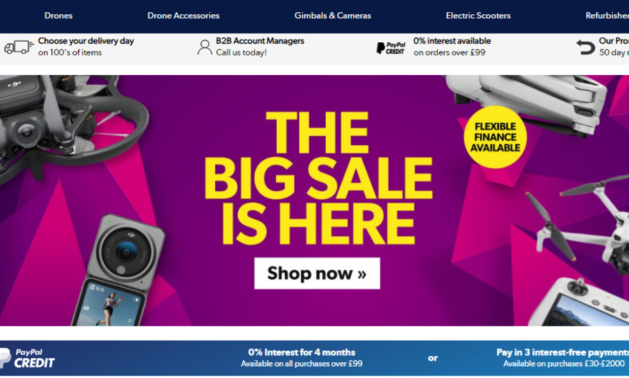 Drone shopify store hot sale