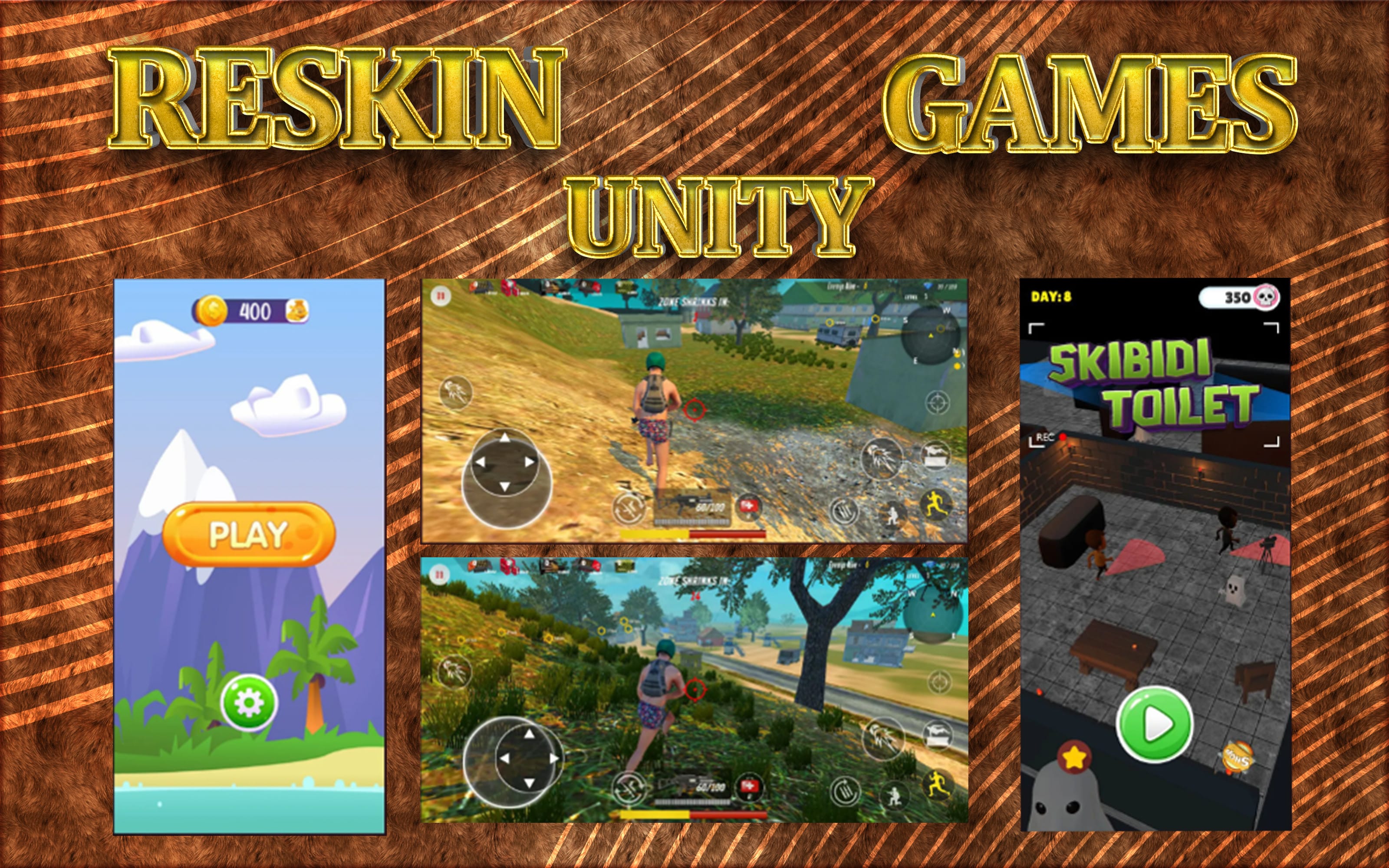 Reskin and develop unity android 2d or 3d games by Haroonbutt1212 | Fiverr