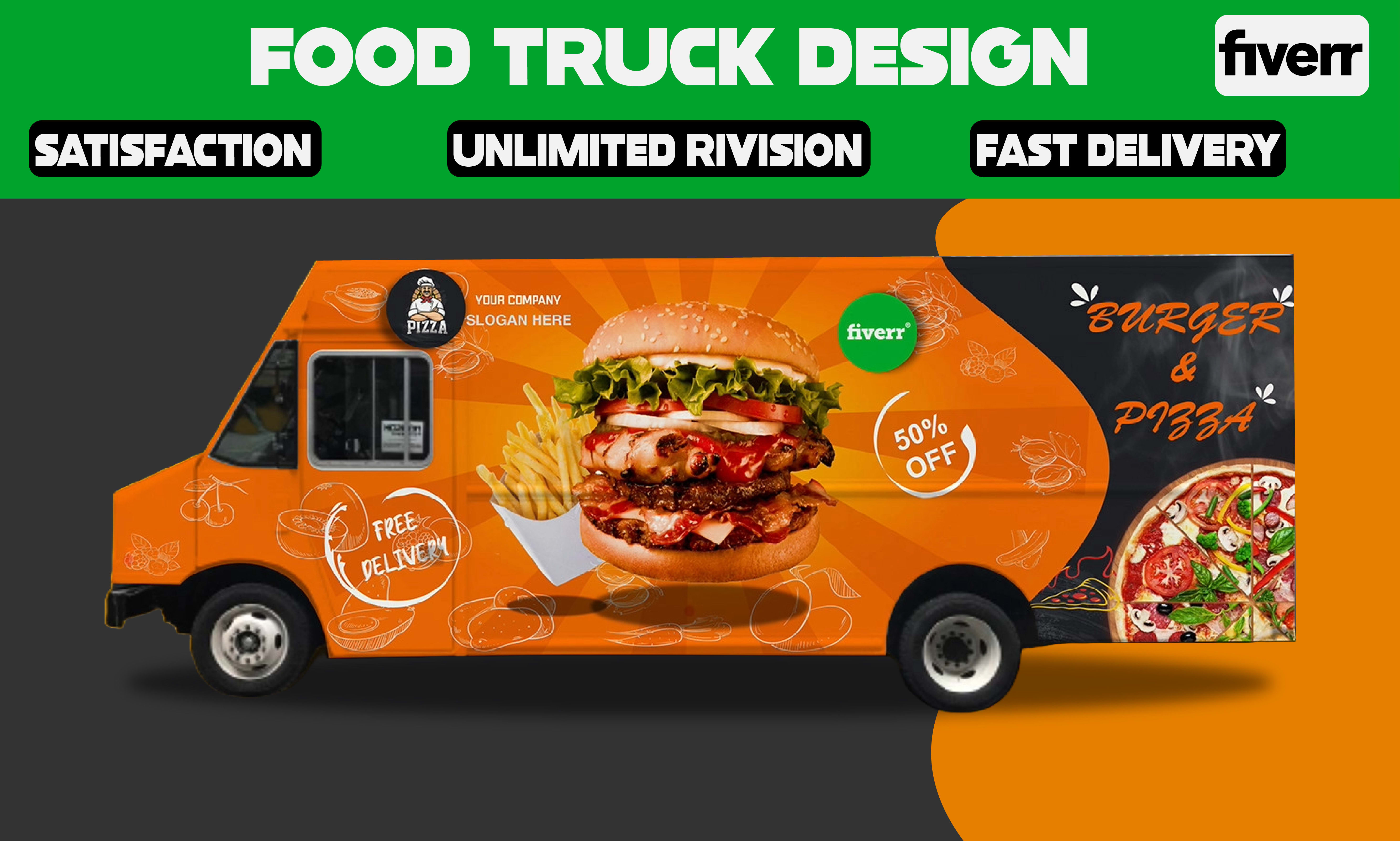 Do truck wrap food truck wrap car wrap van wrap design