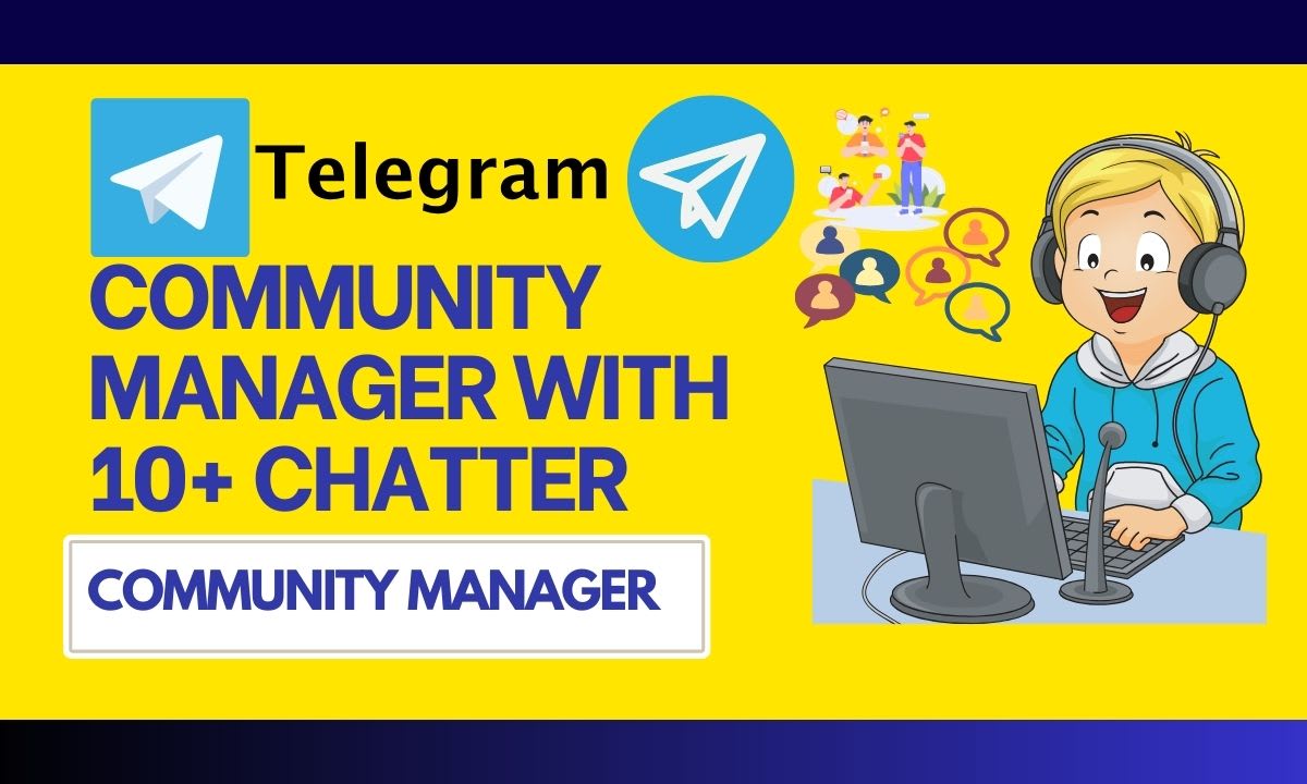 Be your telegram group admin or moderator in your any crypto project by  Aktarakhi430 | Fiverr