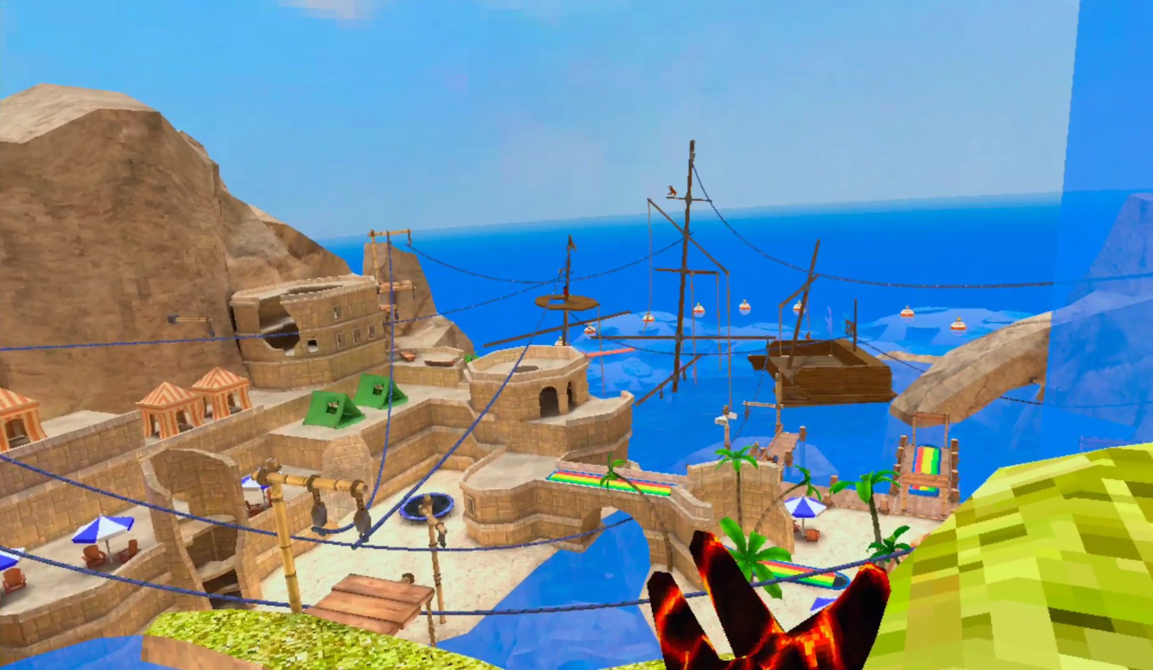 Teach basic and advanced skills in gorilla tag beach by ...