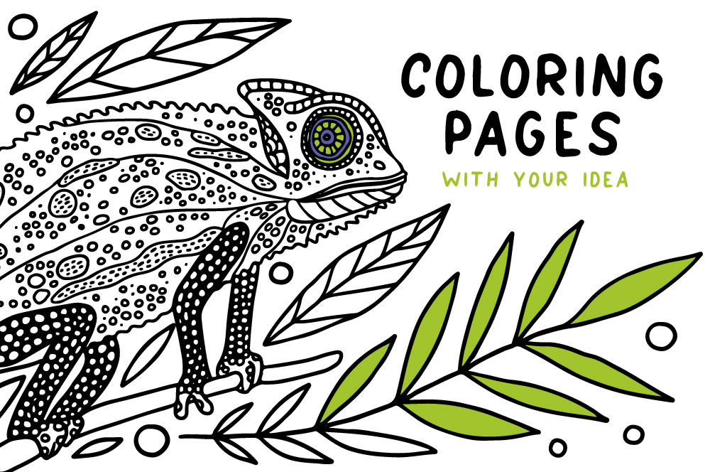 draw coloring book pages for adults