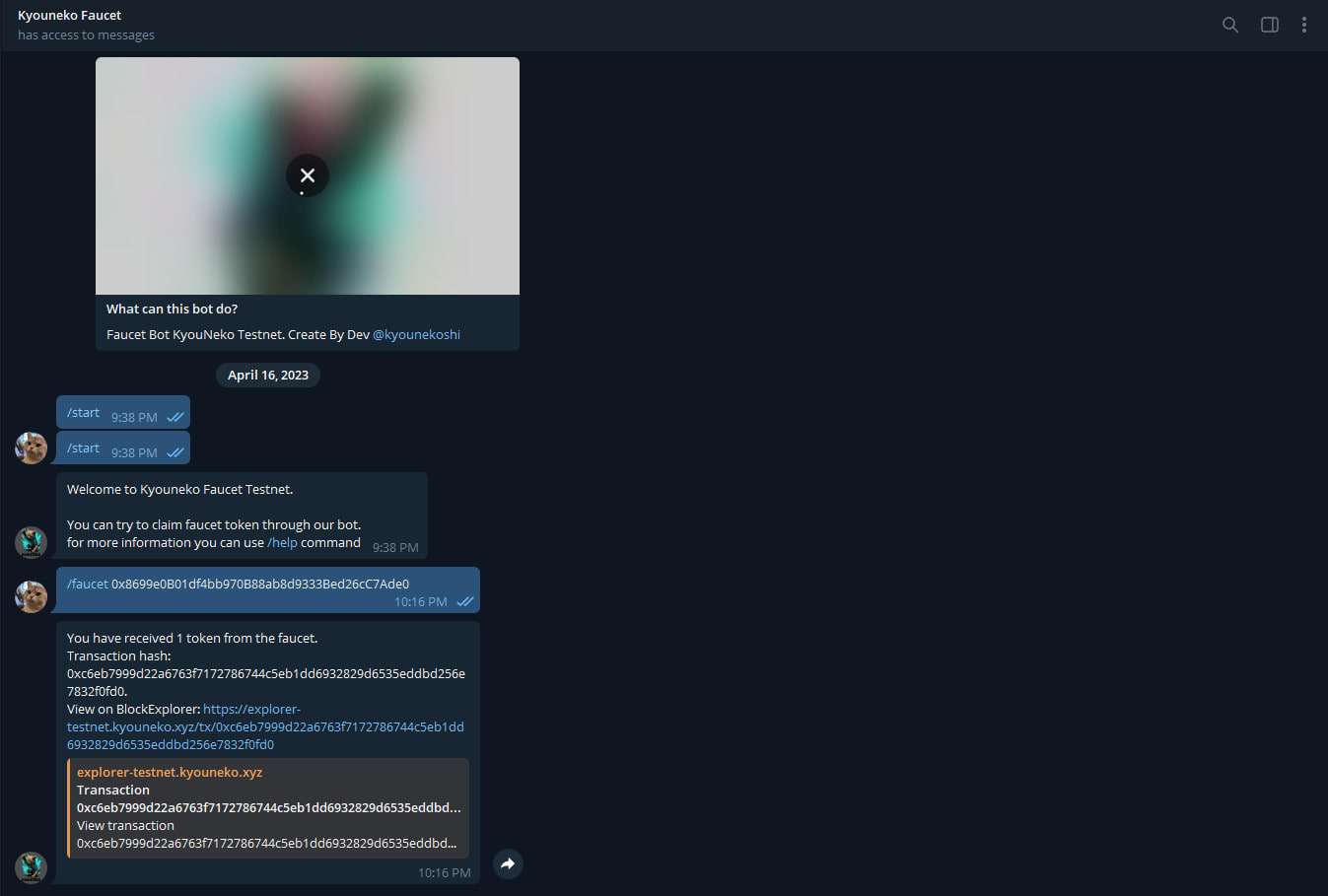 Create faucet bot telegram by Ekawibisono | Fiverr