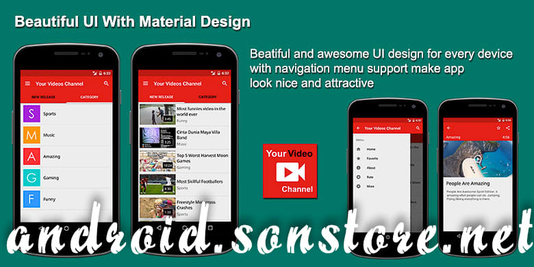 Creat android apps for your videos chanel by Sonstore | Fiverr