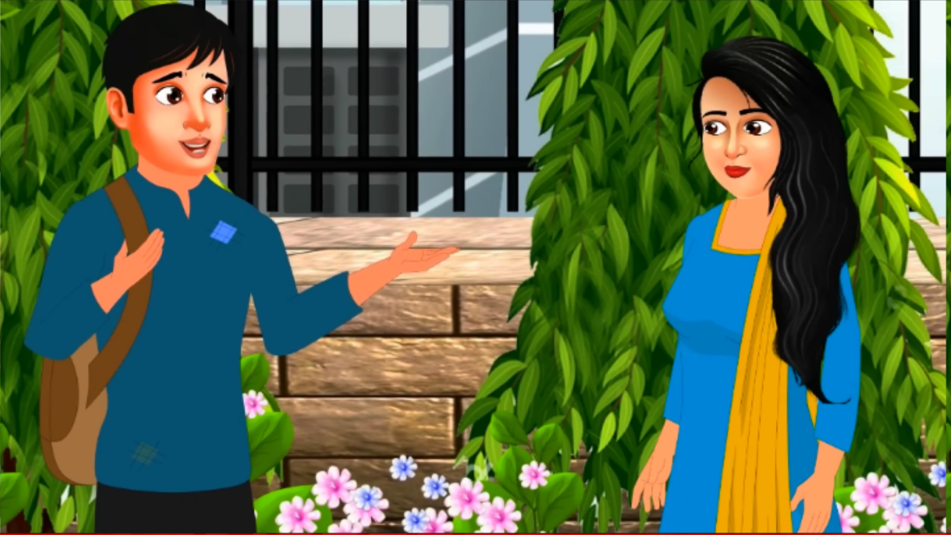 Make 2d animation cartoon romantic stories, 2d cartoon hindi - Main Image