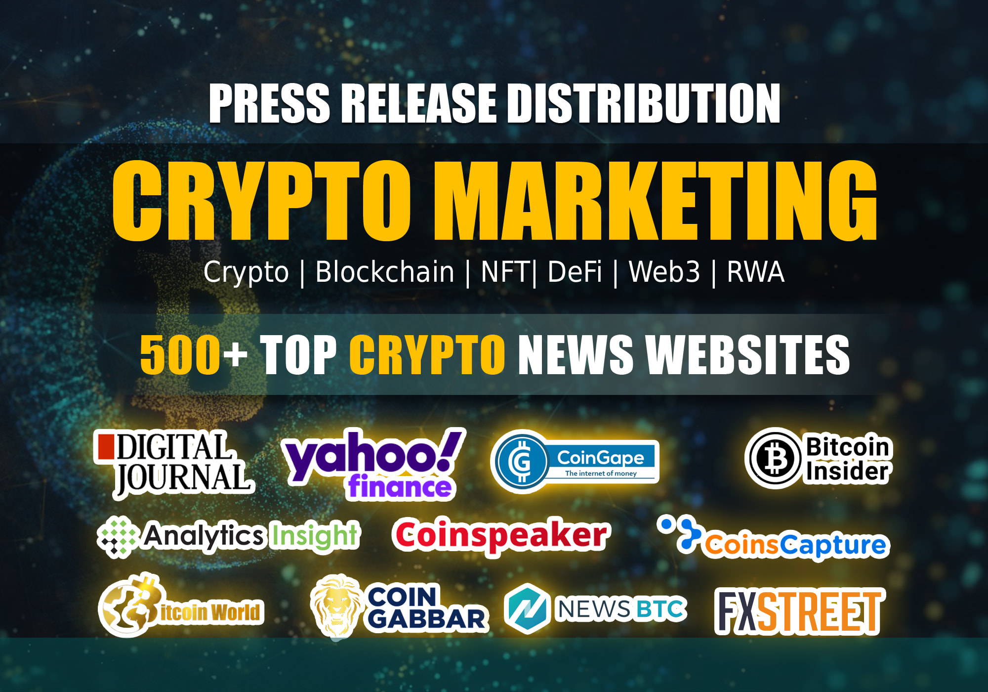 Do crypto promotion by crypto press release distribution by Radhegupta |  Fiverr