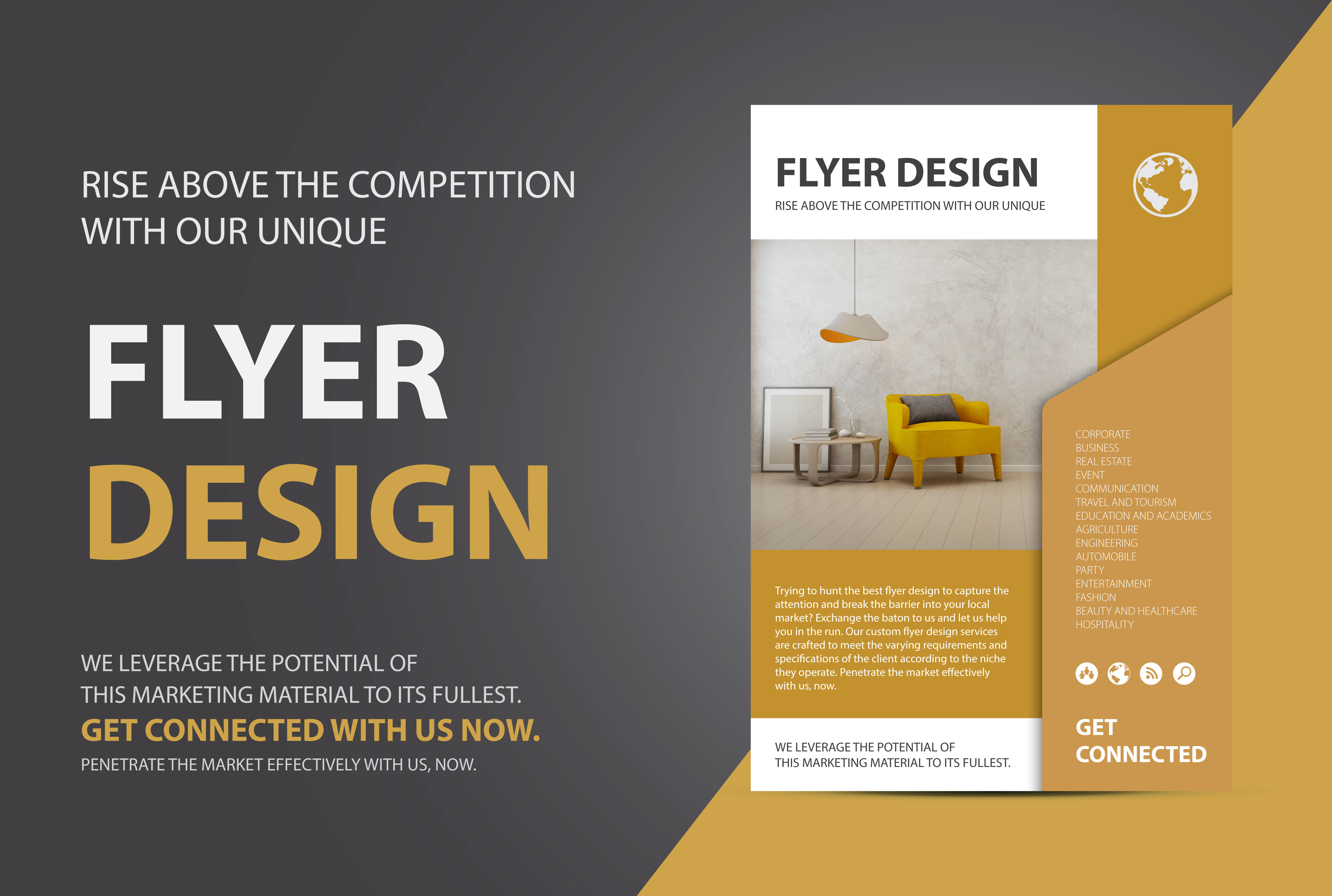 Design A Professional Flyer For Your Business By Pearlart Fiverr