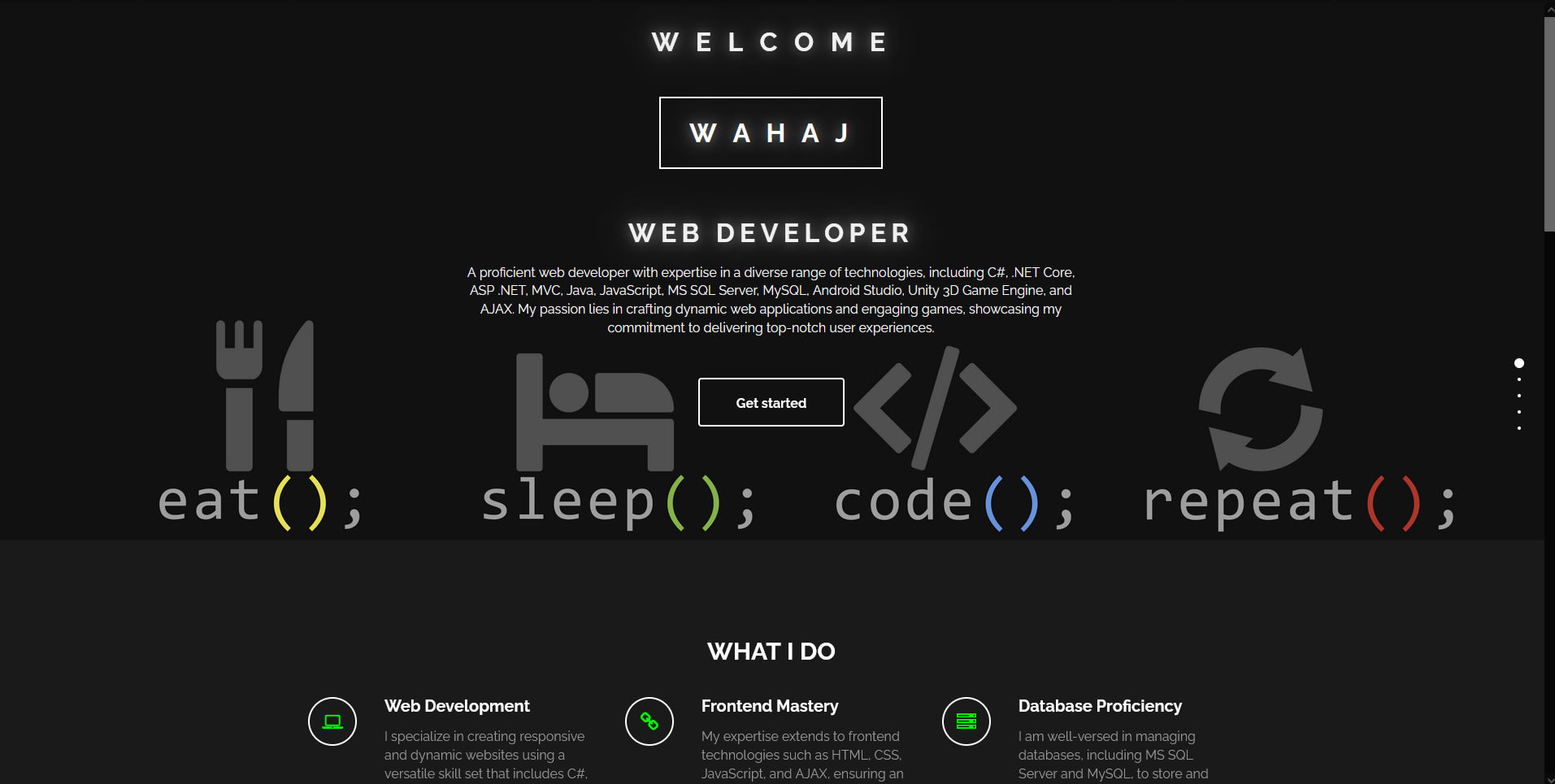 create you HTML CSS and js jquery website and maintain