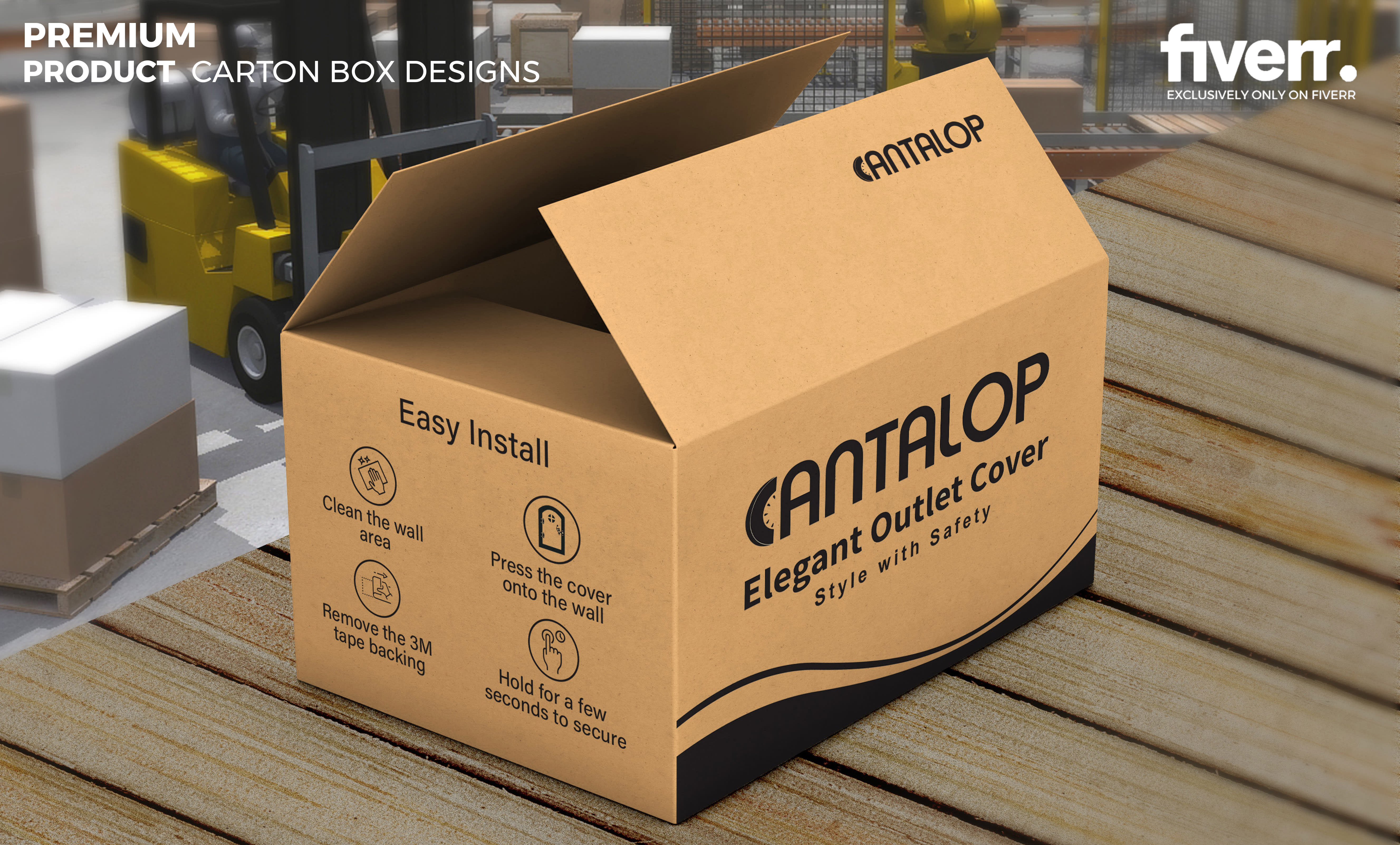 Cardboard Box Simple Design