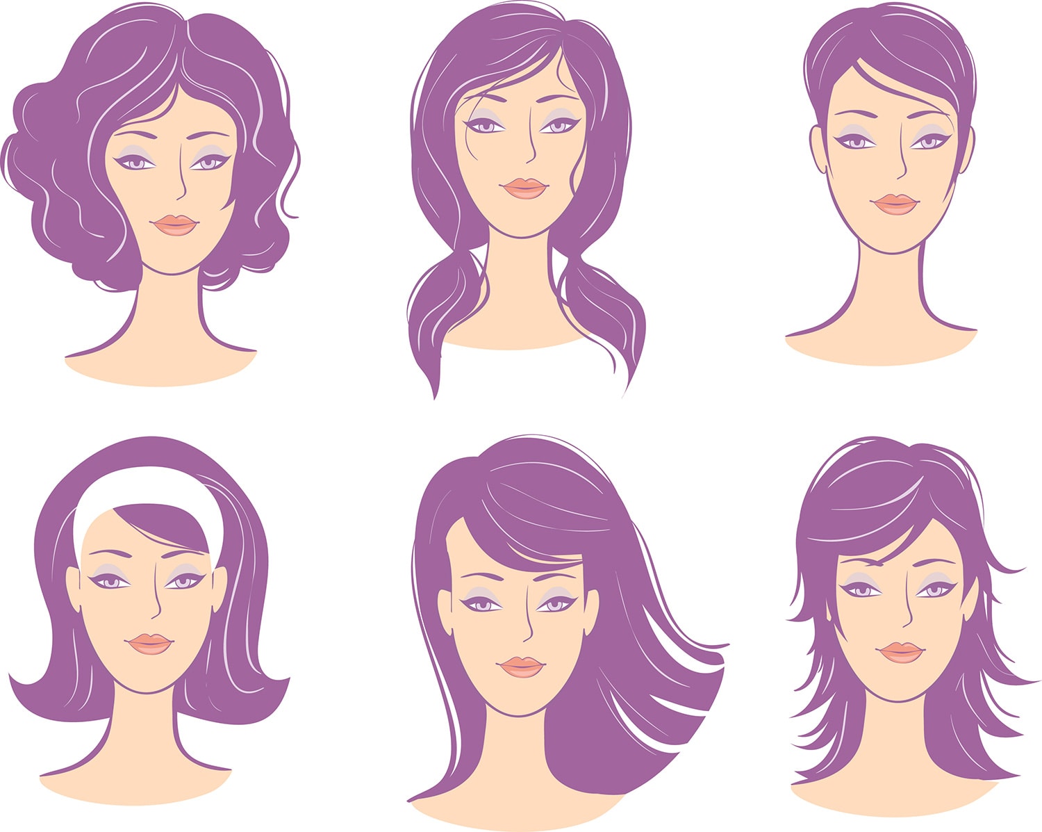 Give you hairstyle advice for your face shape by Styleonlyforyou | Fiverr