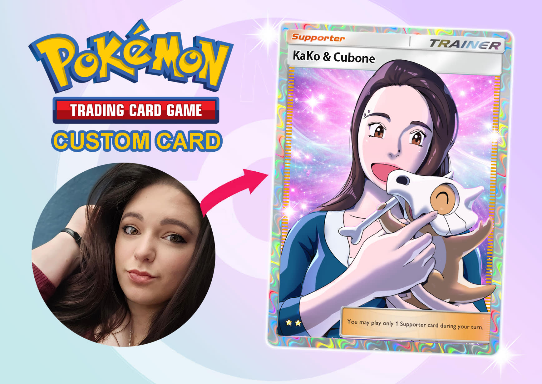 Draw your own custom pokemon cards by Flambrege | Fiverr