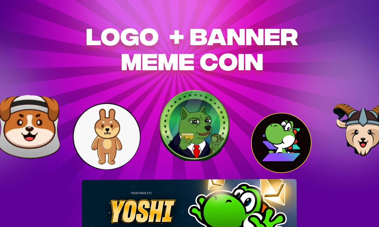 Create cryptocurrency logo coin and twitter banner design by Monirfouzi |  Fiverr