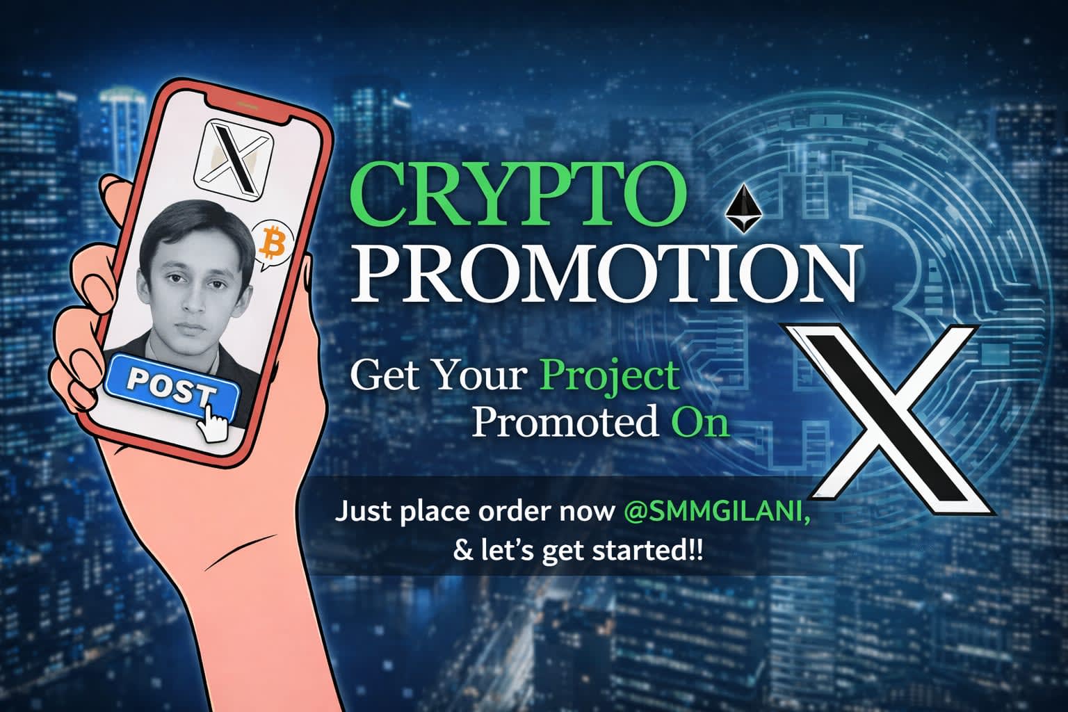 Do crypto twitter promotion and marketing by Smmgilani | Fiverr