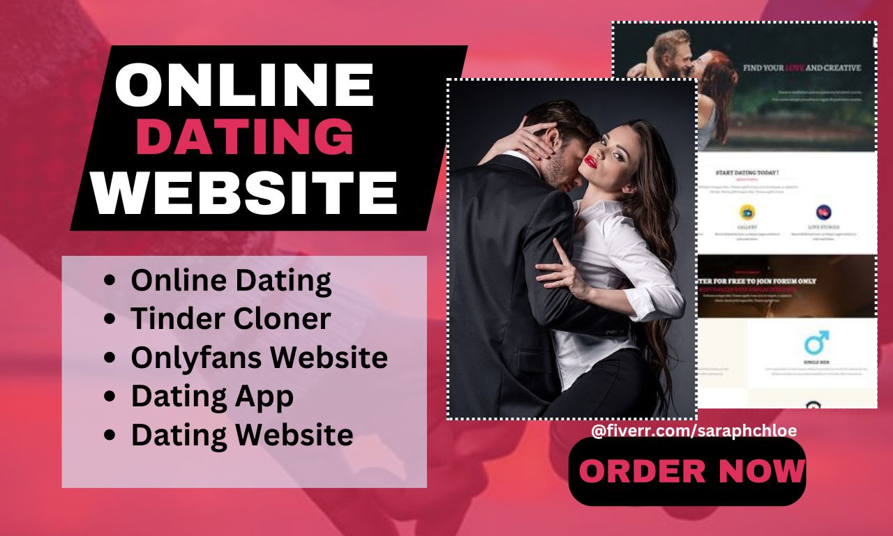 Build tinder cloner app, online dating website, dating app, adult hookup  site by Saraphchloe | Fiverr