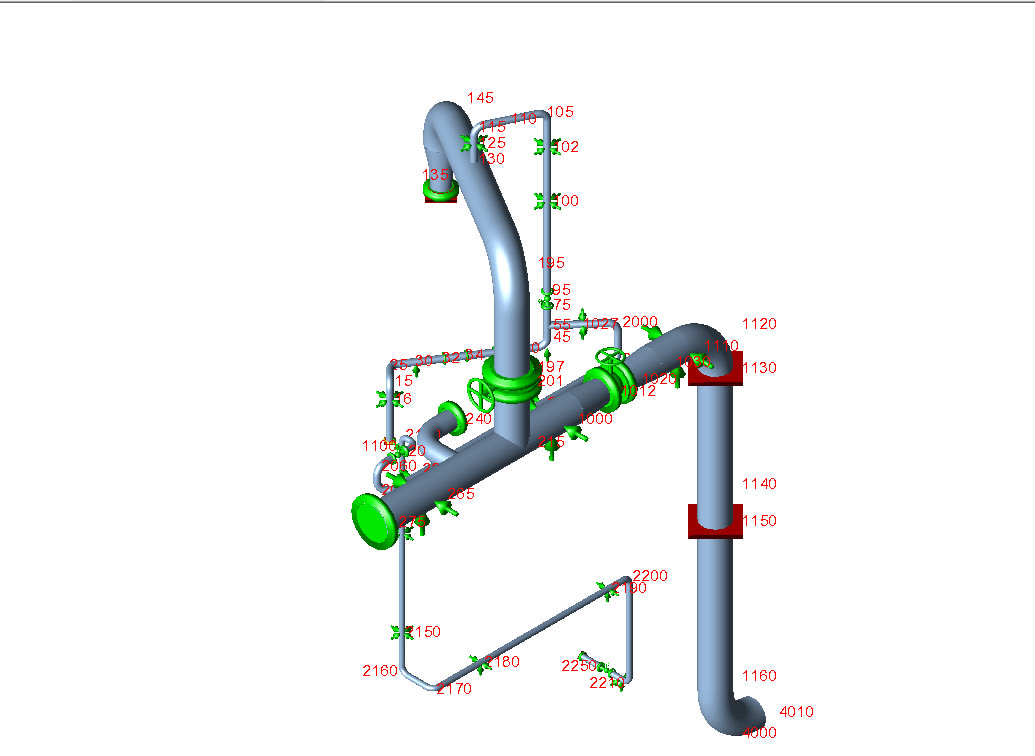 perform piping design and stress analysis on caesar ii software