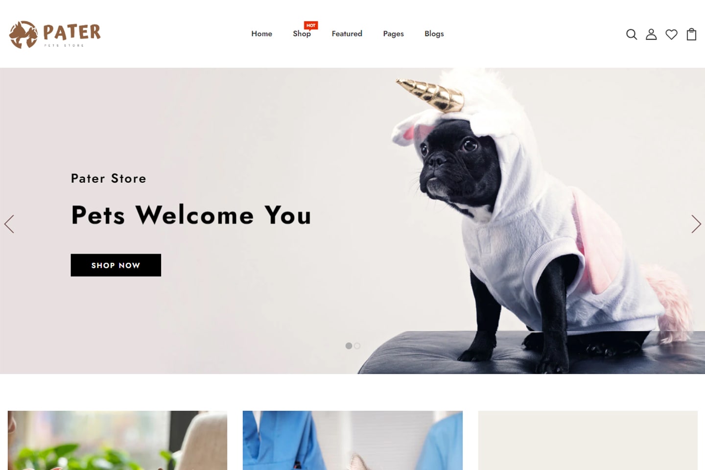 Pet store shopify pet store pet logo pet food dropshipping store pet website by Valerie kenzie Fiverr
