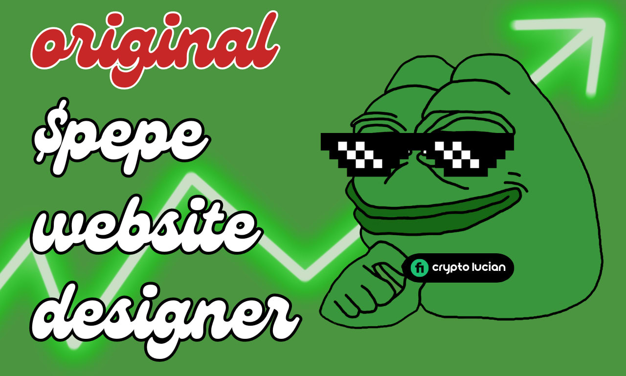 Do meme coin website, pepe website and crypto website by Lucian_wixpro |  Fiverr