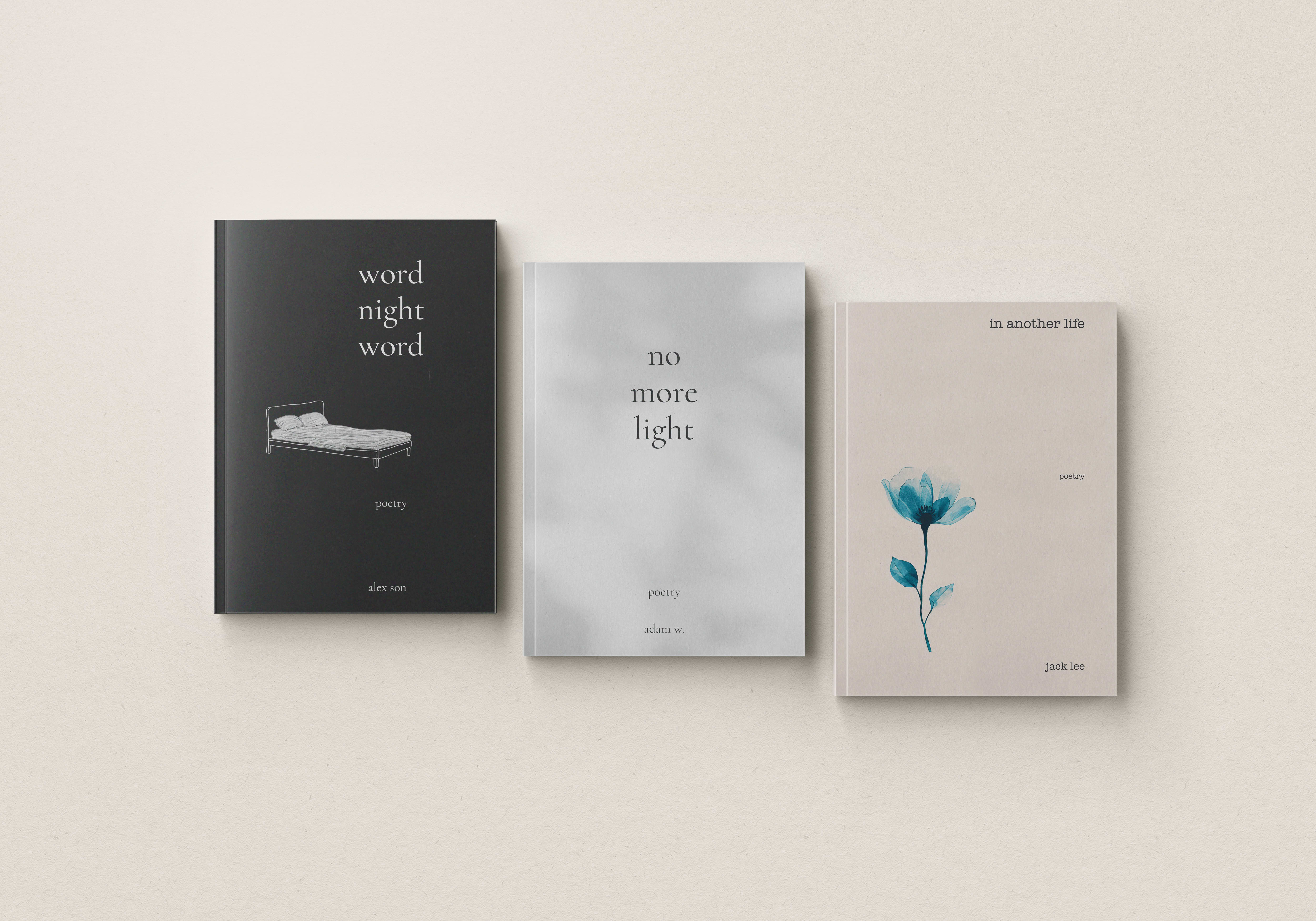 Poetry Book Design Serious, Modern Book Cover Design For Cup Of Té By