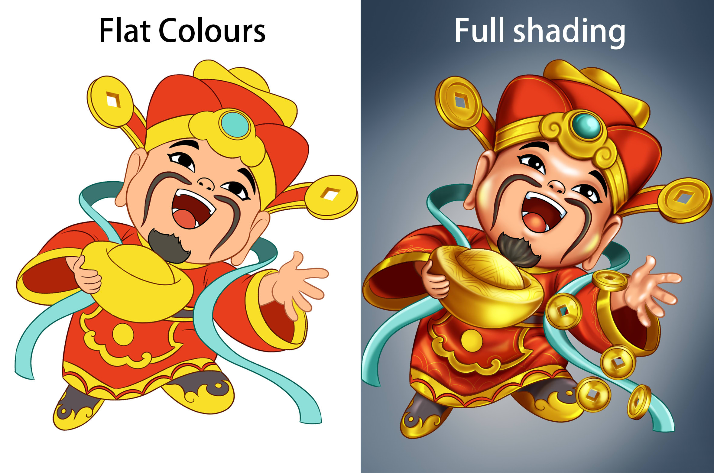 Draw amazing character design for you by Arugeru | Fiverr, image size:2362x1565