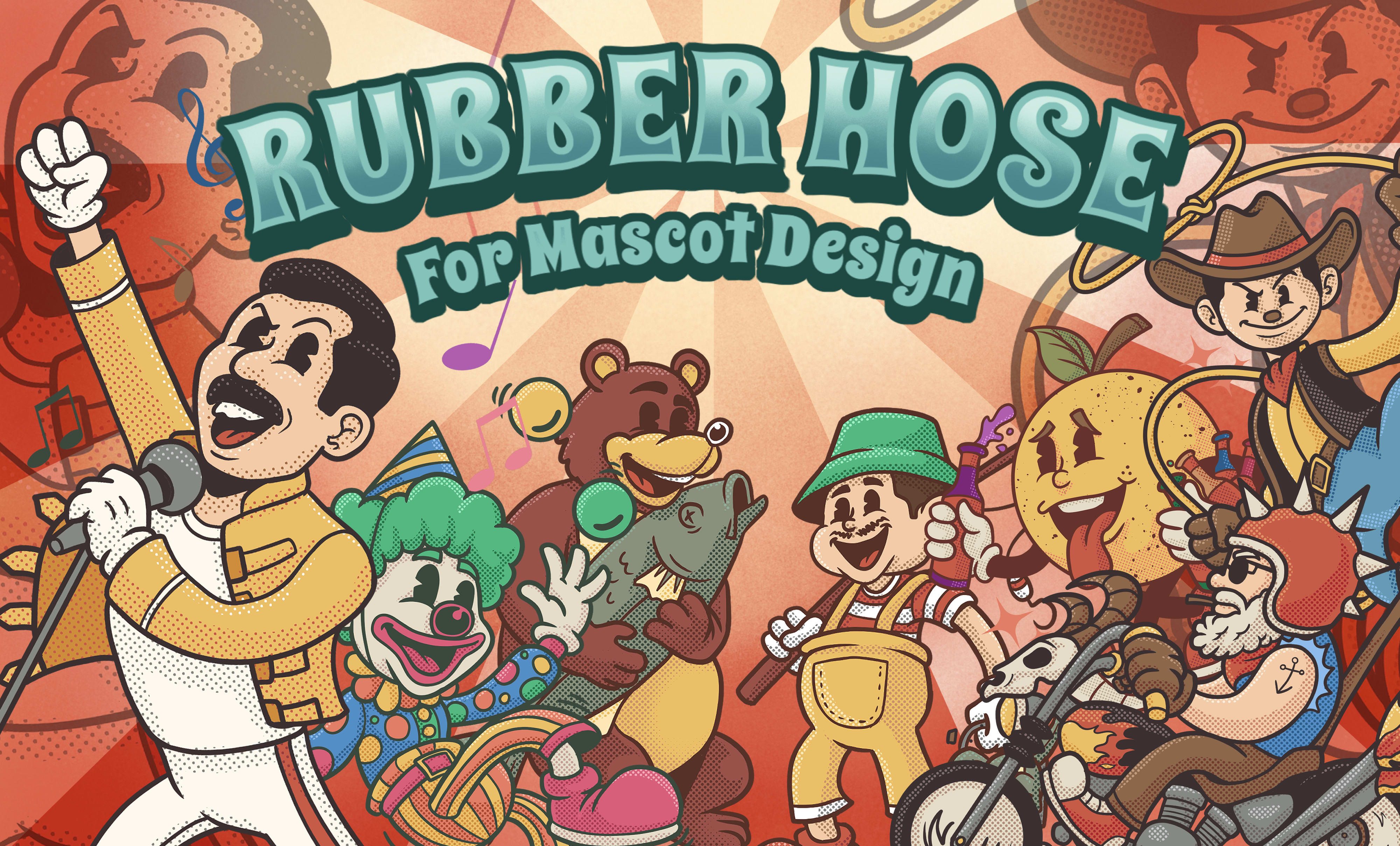 Rubber Hose Retro 30s Create Vintage Retro Cartoon 30s Rubber Hose