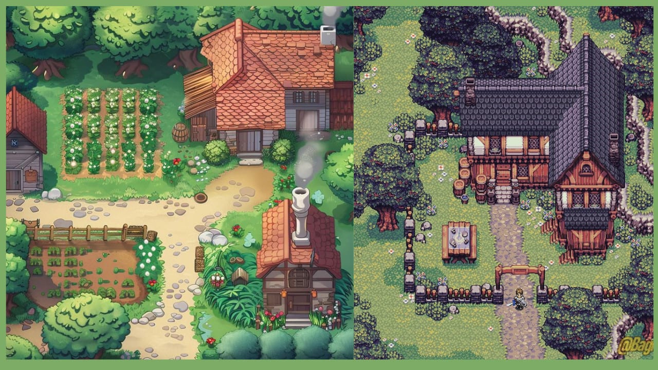 Do top down pixel art tileset, game assets rpg maker, tile map