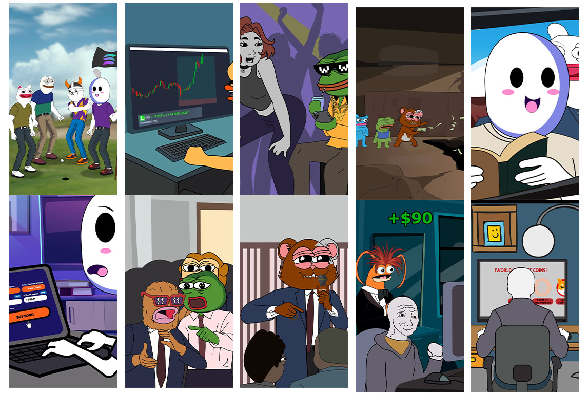 Do meme coin animation like ponke meme animation, meme coin promotion by  Dprasad926fiver | Fiverr