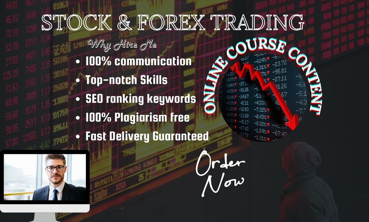 Create stock market ebook, stock trading, do pdf ebook, crypto online  course by Jerry_mandela_ | Fiverr