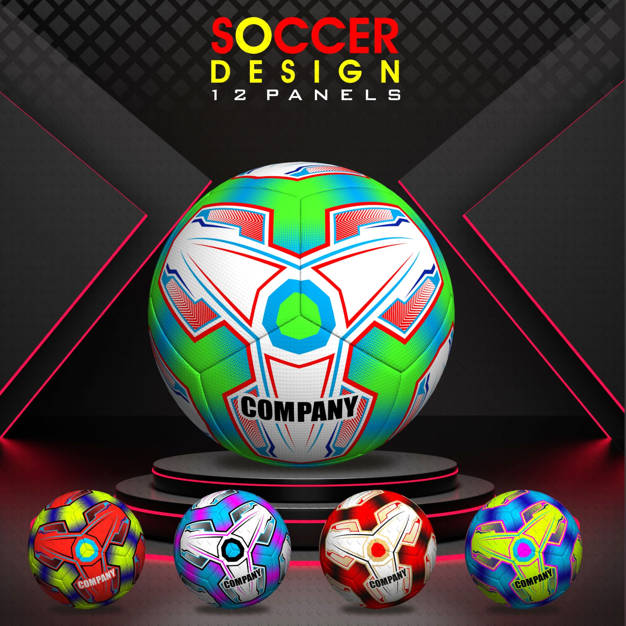 Professional soccer ball design for you and new fresh ideas by