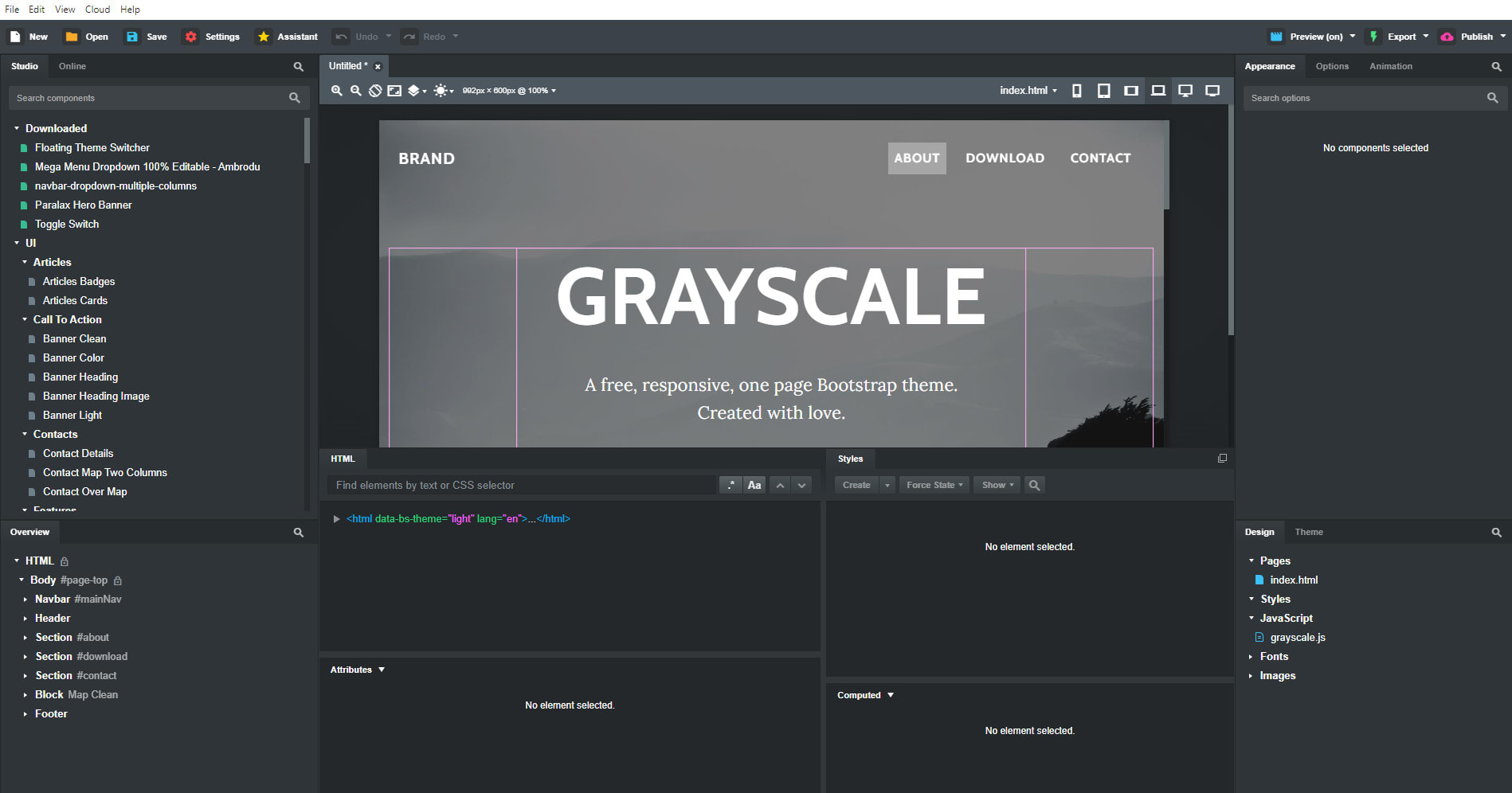 Bootstrap Studio Full Crack Español 1