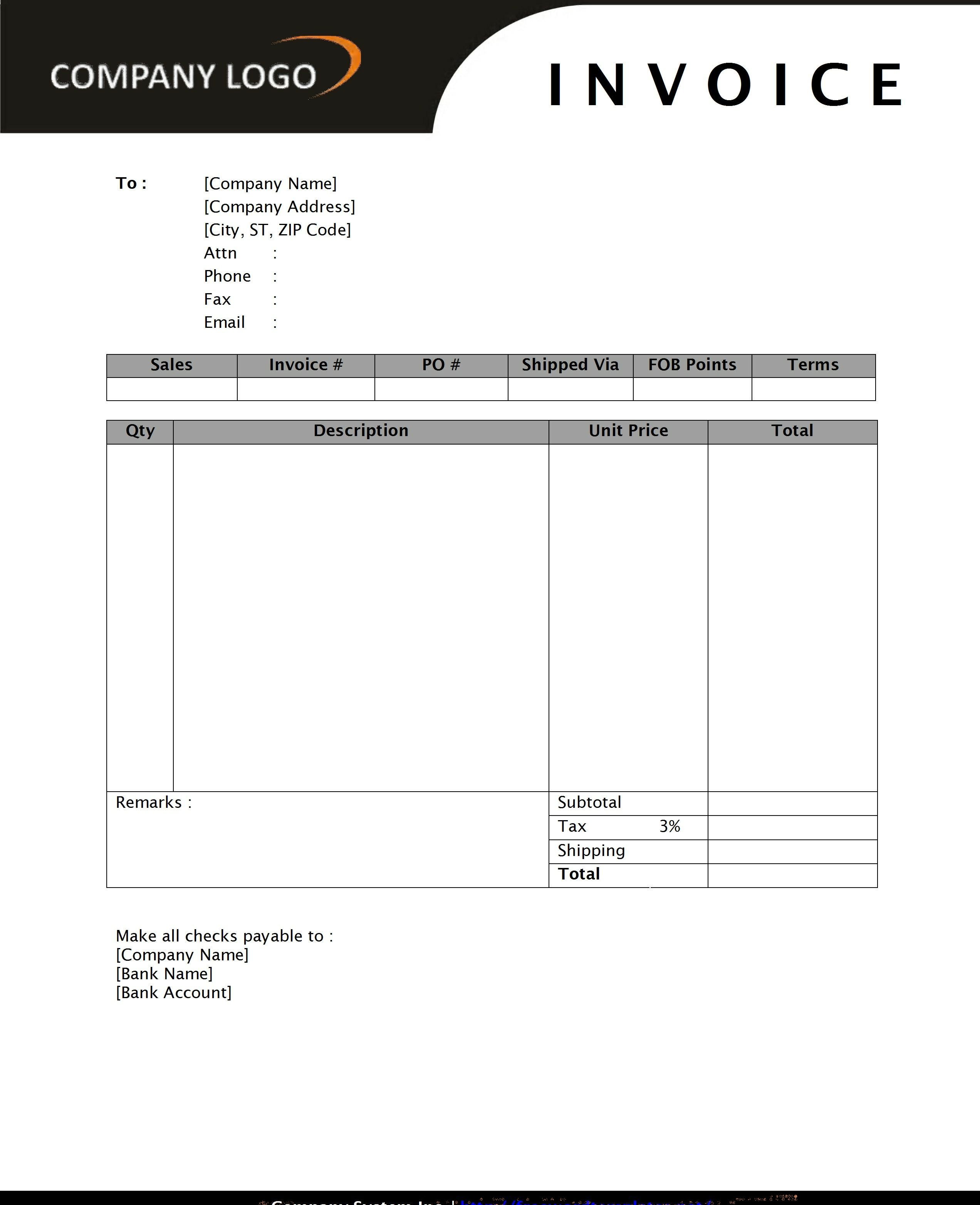 Create billing invoice formats template for you by Ashwathrao  Fiverr Intended For Invoice Template Singapore