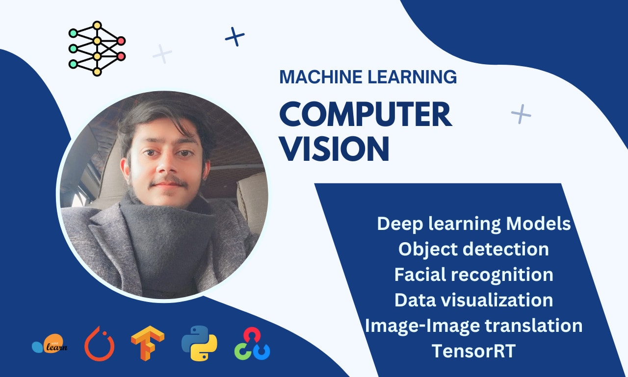 Do computer vision and machine learning in python and opencv by