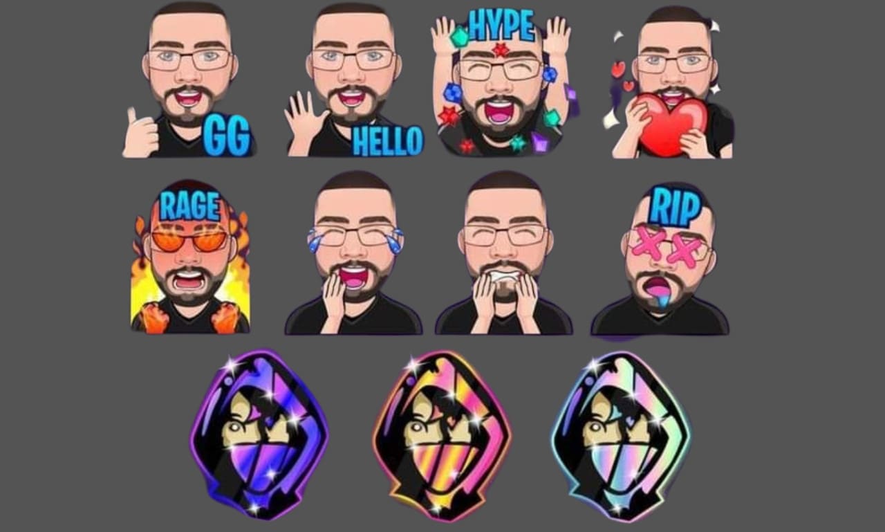 Maak geanimeerde telegram whatsapp gif-stickers voor het furry crypto  nft-project