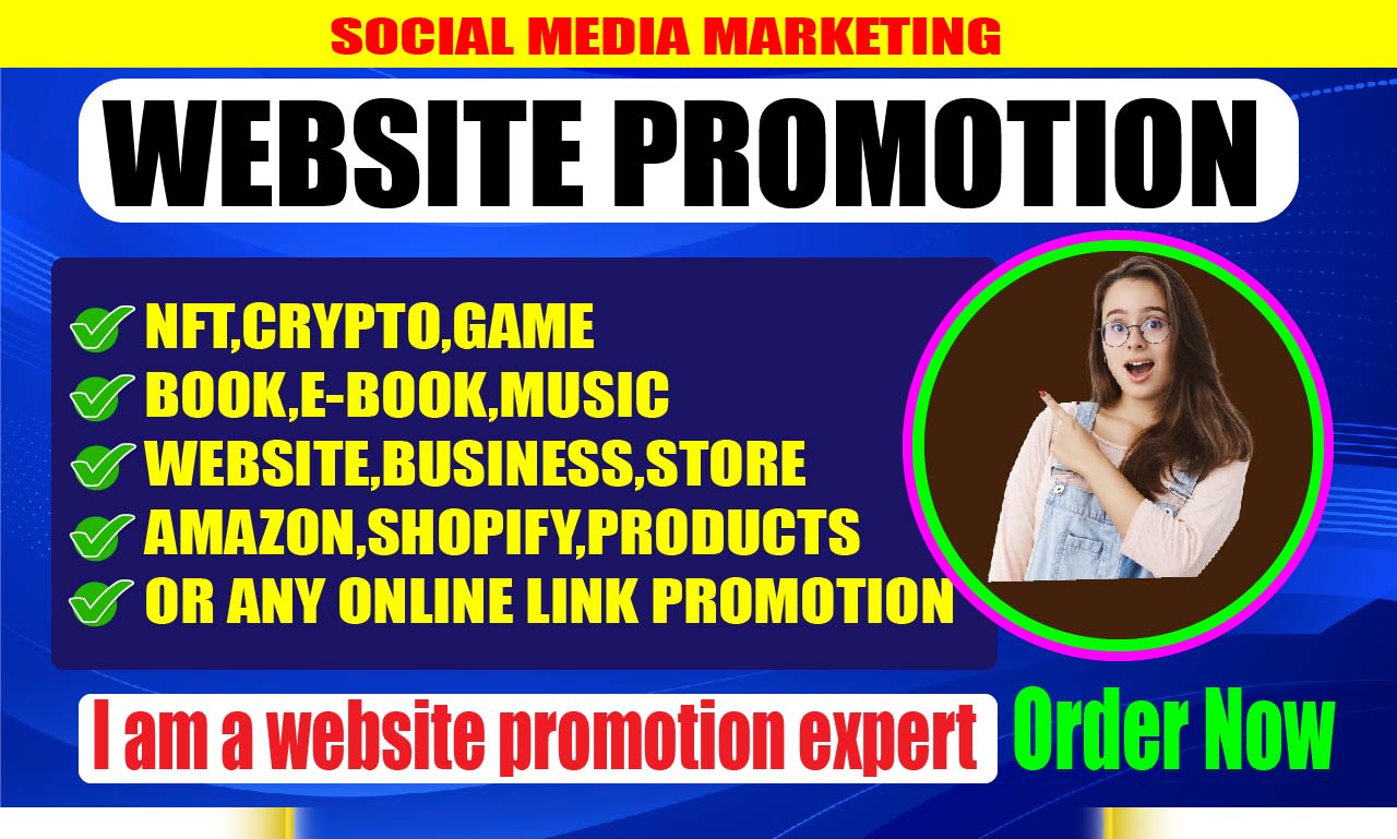 Promote your business website amazon product book crypto coin bitcoin any  link by Sabrina_310 | Fiverr