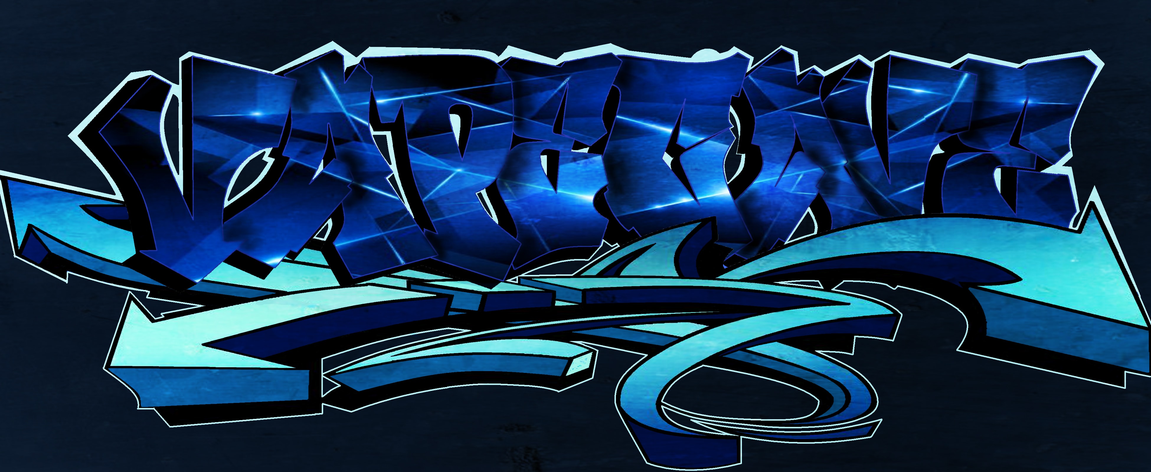 How to draw ART in a graffiti style