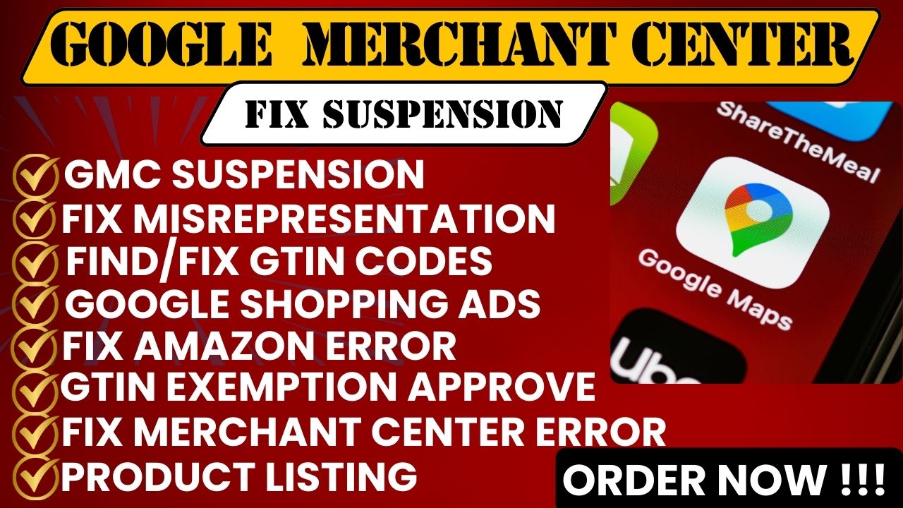 Fix gmc issues and approve products for google shopping ads by 