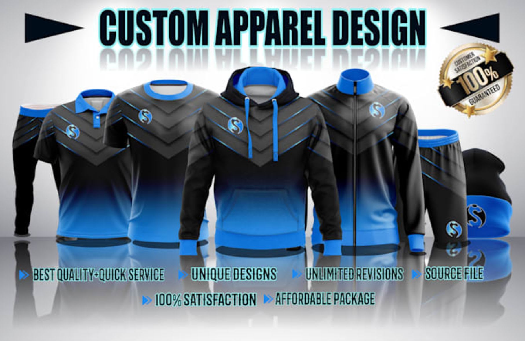 do custom sportswear, sublimation clothing apparel designs