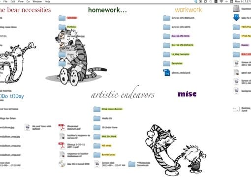Make A Custom Handy Organizer Desktop Background For Your