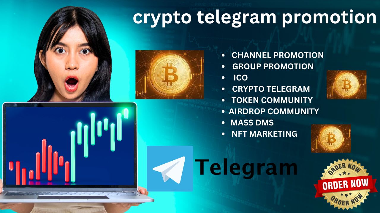 Crypto telegram promotie, crypto telegram marketing, telegram kanaal  promotie