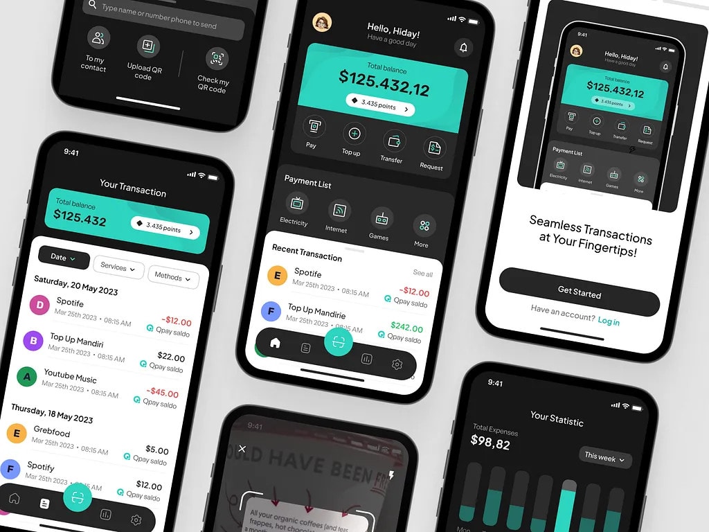 Build ewallet app, fintech app, crypto wallet app, wallet app, bank app by  Willilamer | Fiverr