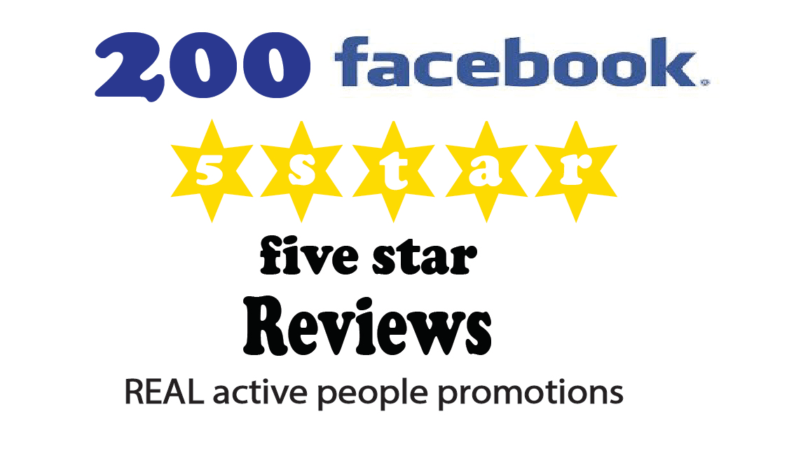 Add fb 200 5star reviews 200 5 star comments and 200 fanpage likes by Fivstarr | Fiverr