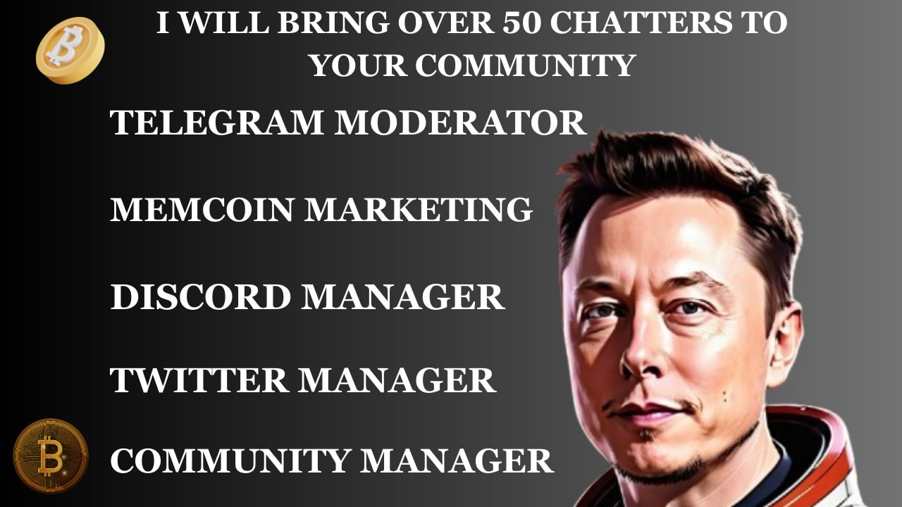 Telegram community moderator, telegram chatters, memecoin community manager  by Leohenry49 | Fiverr