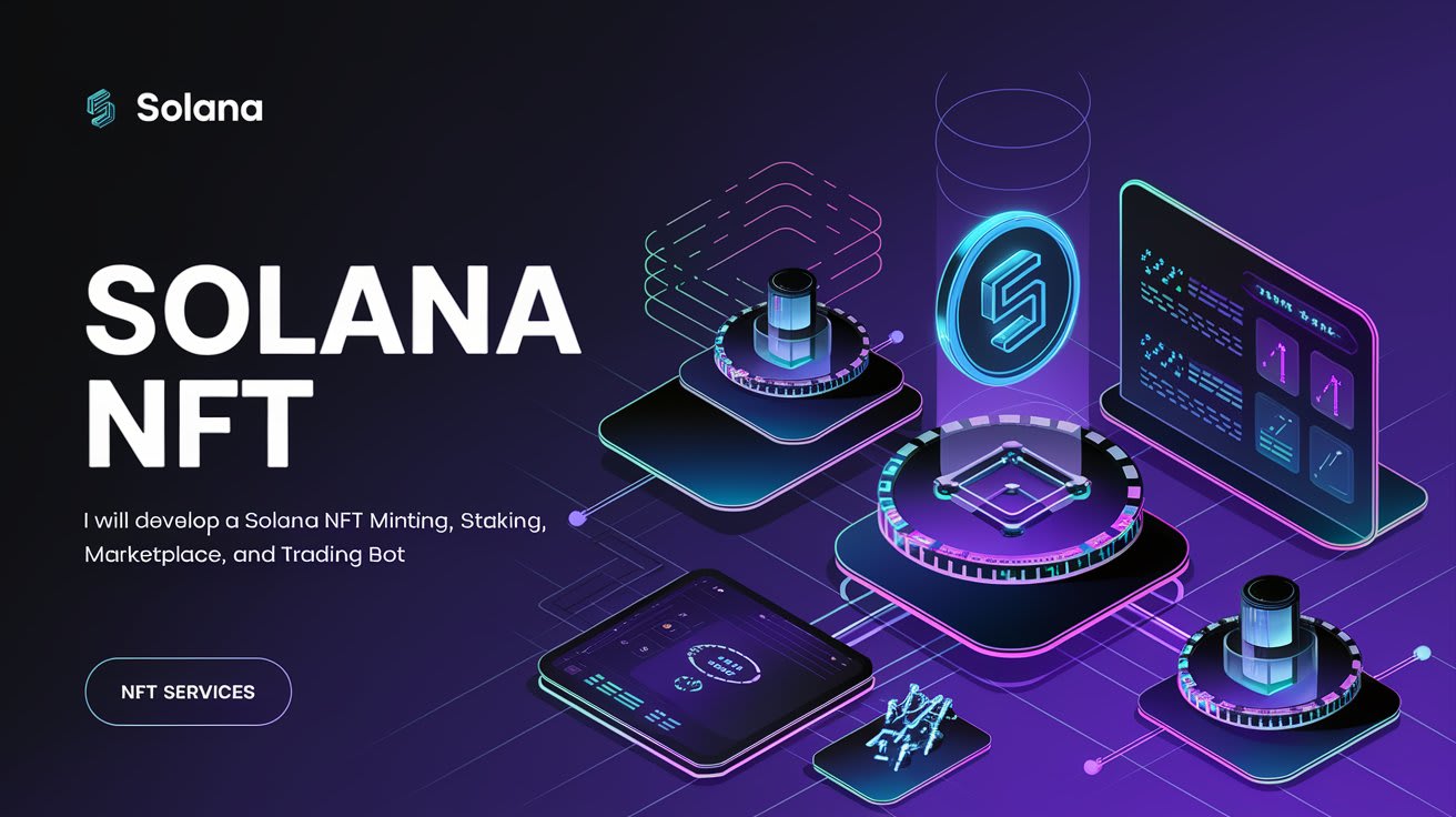 Develop presale staking dex dao nft mint game marketplace dapp ethereum  solana by Makasemm | Fiverr