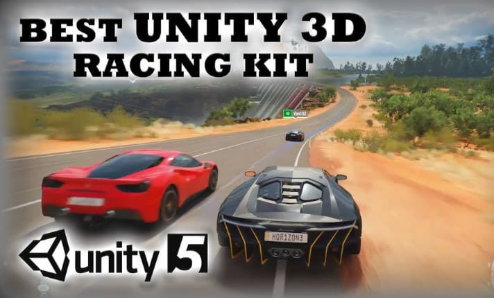 create extreme online 3d multiplayer car racing game in unity