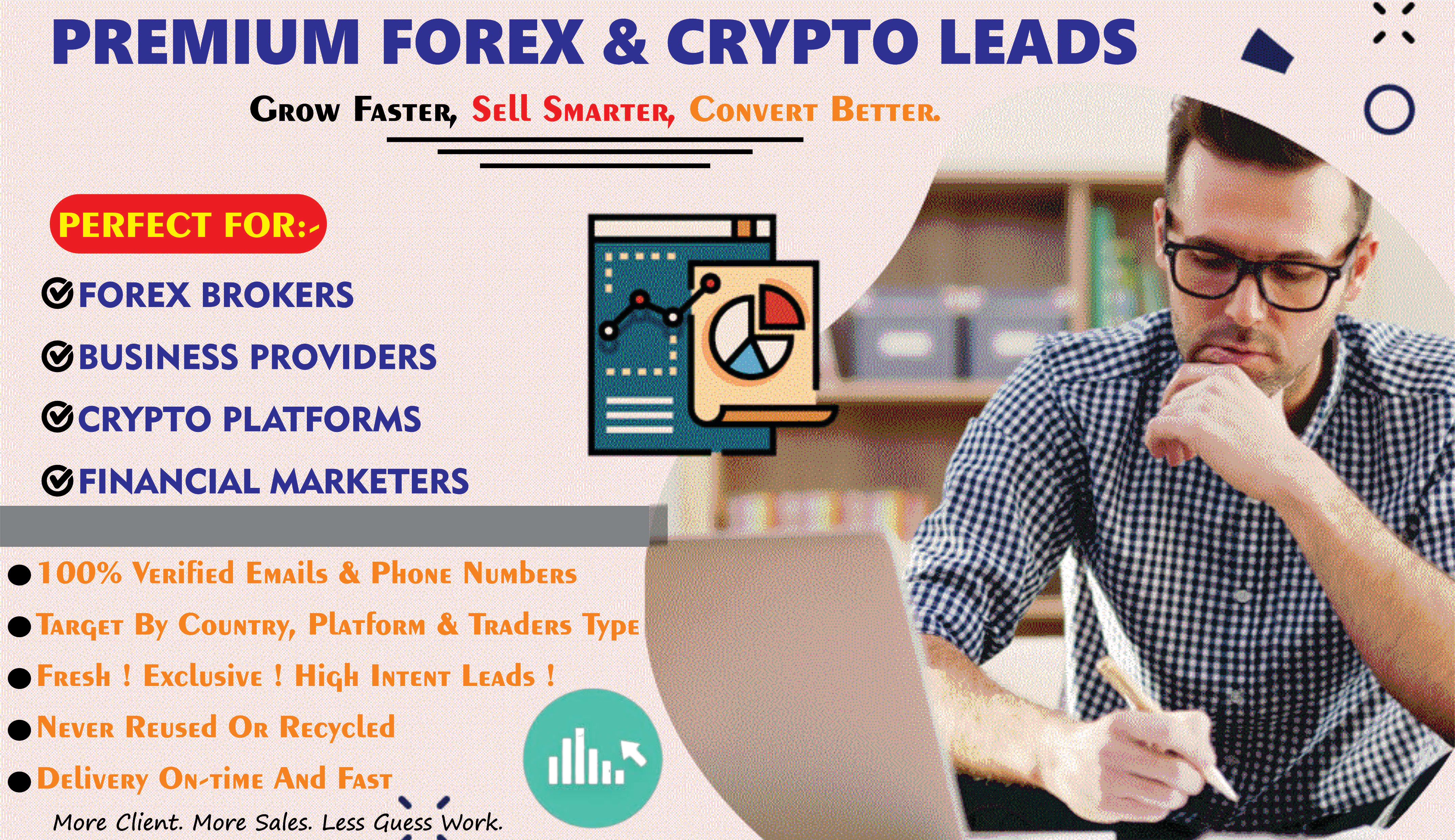 Provide premium forex and crypto lead generation for traders and brokers by  Classiicleads | Fiverr