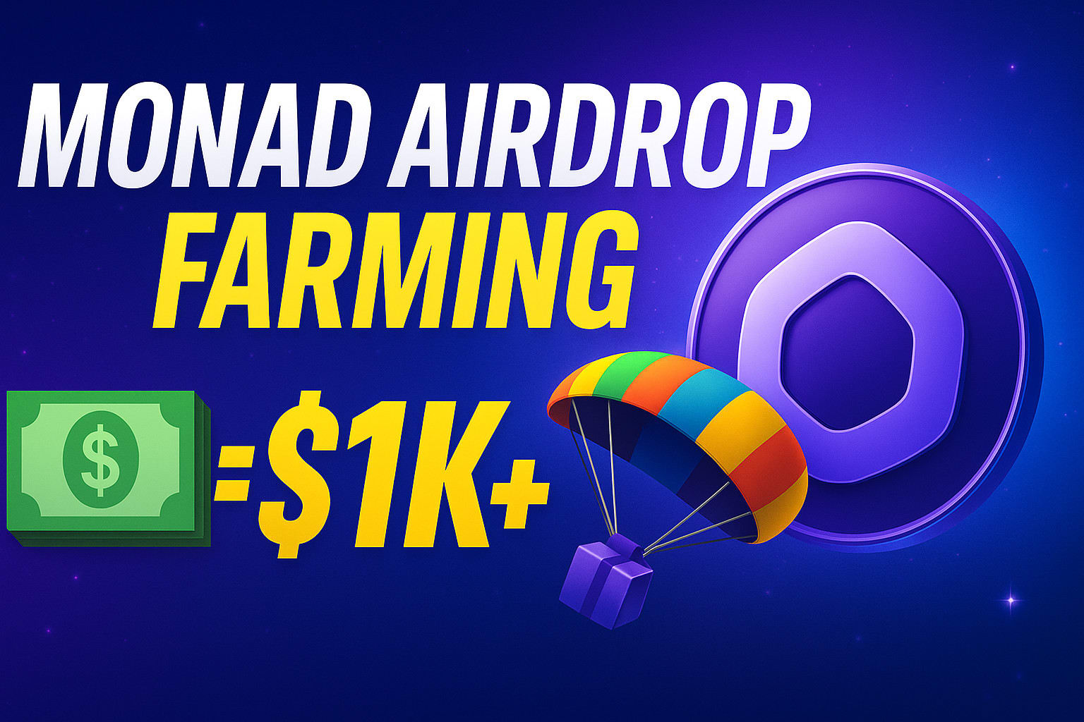 Farm monad airdrop for you by Johnblockchain0 | Fiverr