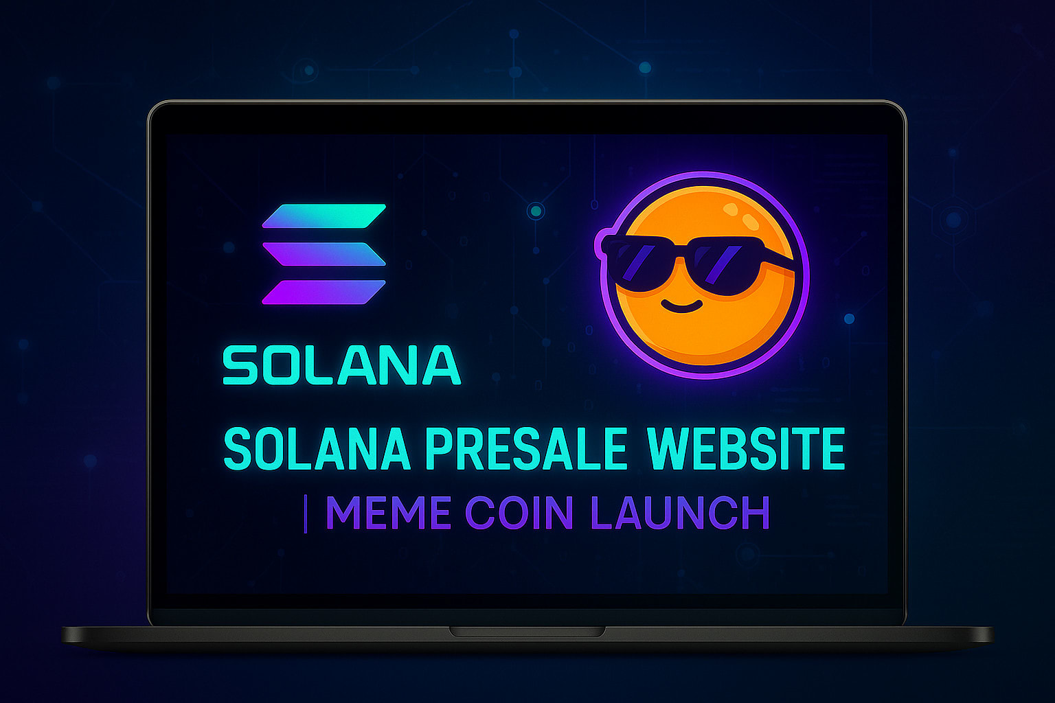 Create presale website in solana blockchain, meme coin launch website by  Headache779 | Fiverr